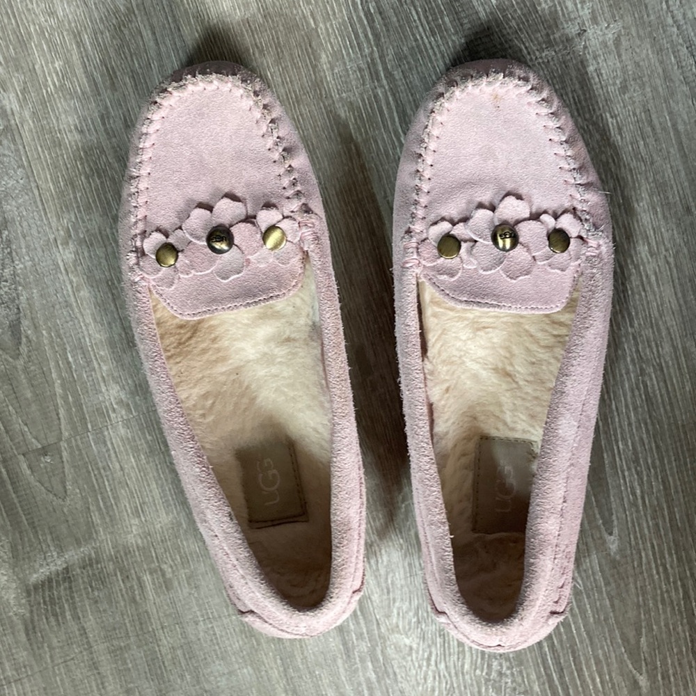 Pink Suede UGGs